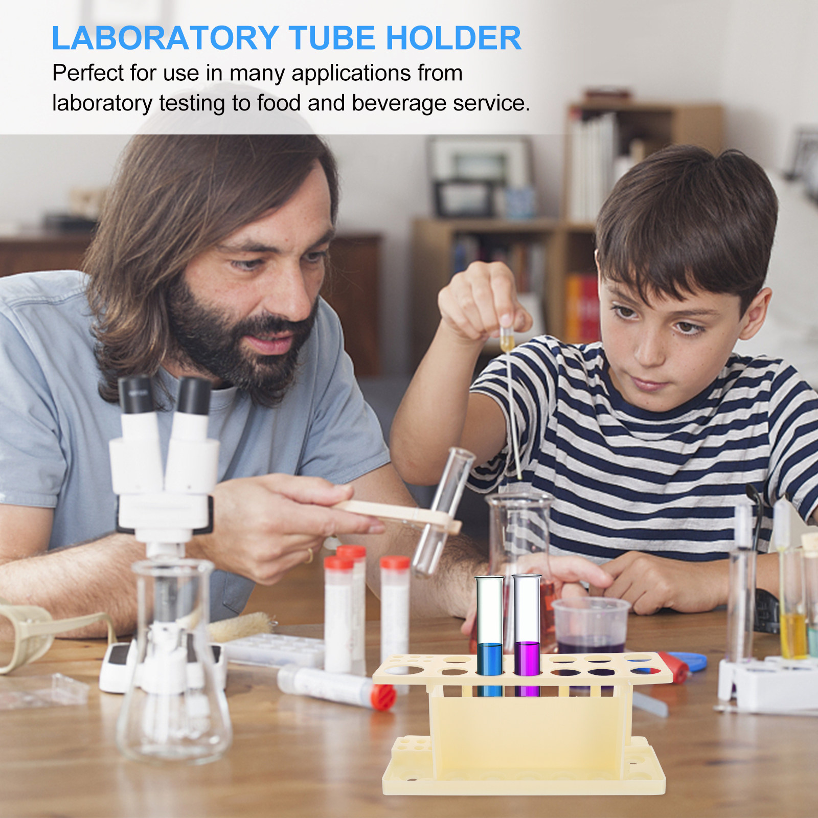 Test Tube Racks Wood Laborator - Lab Equipment 评论和价格