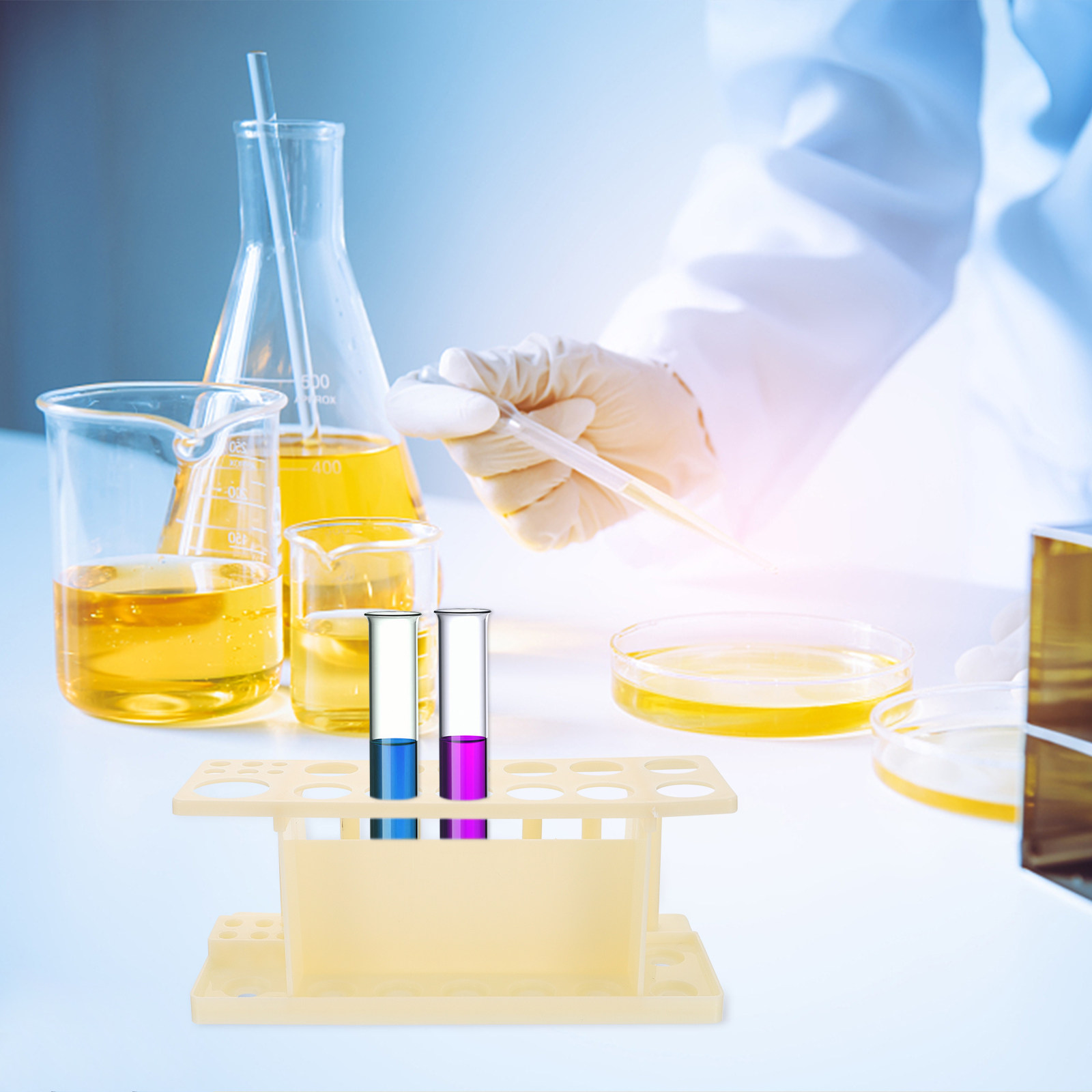 Test Tube Racks Wood Laborator - Lab Equipment 评论和价格