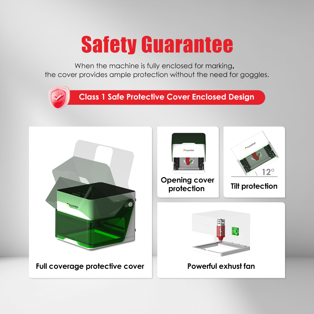 Cloudray 5000mw CNC Mini Laser - Fiber Laser Marking Machine 30W 评论和价格