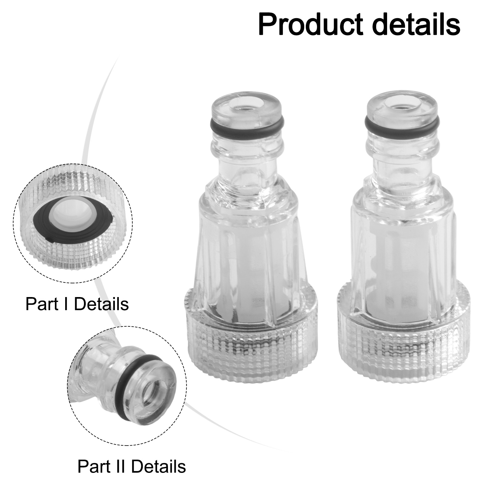 2PCS High Pressure Washer Wate - Vacuum Chamber Kit With Pump 评论和价格